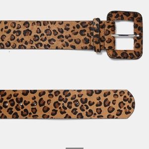 Zara leopard print belt - size 30
